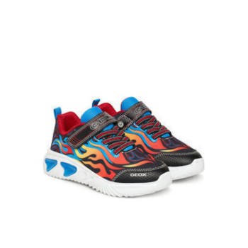 GEOX ASSISTER ΠΑΙΔΙΚΑ SNEAKERS ΑΝΑΤΟΜΙΚΑ  J56DZB014CEC9221
